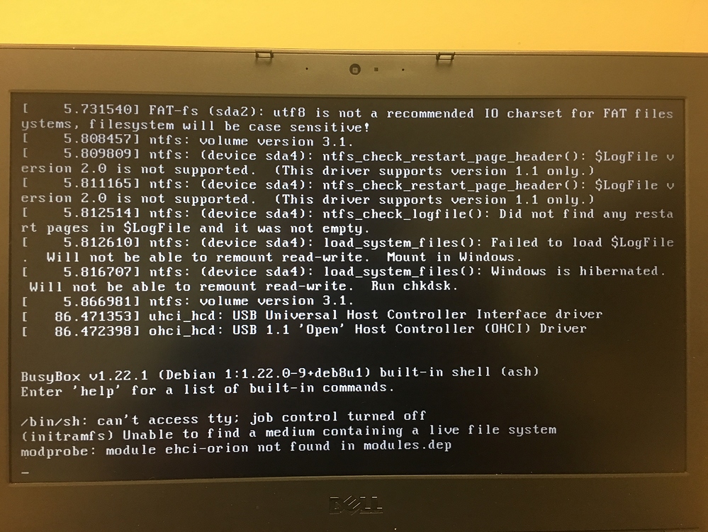 An error occurred while attempting to read the boot configuration data при установке с флешки